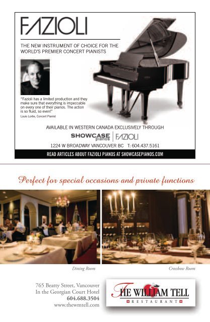 issue one - Vancouver Symphony Orchestra