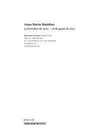 Anna Maria Maiolino - Fundació Antoni Tàpies