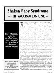 shaken baby syndrome - KNOW Vaccines