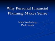 Introduction to Financial Planning (PDF | 650KB)