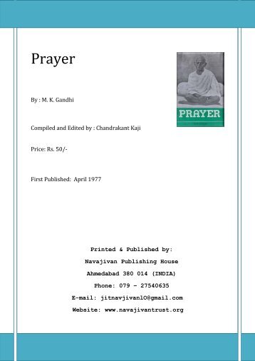 Prayer - Mahatma Gandhi