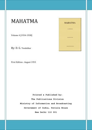 MAHATMA - Volume 4 (1934-1938) - Mahatma Gandhi