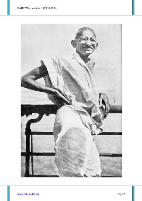 MAHATMA - Volume 3 (1930-1934) - Mahatma Gandhi