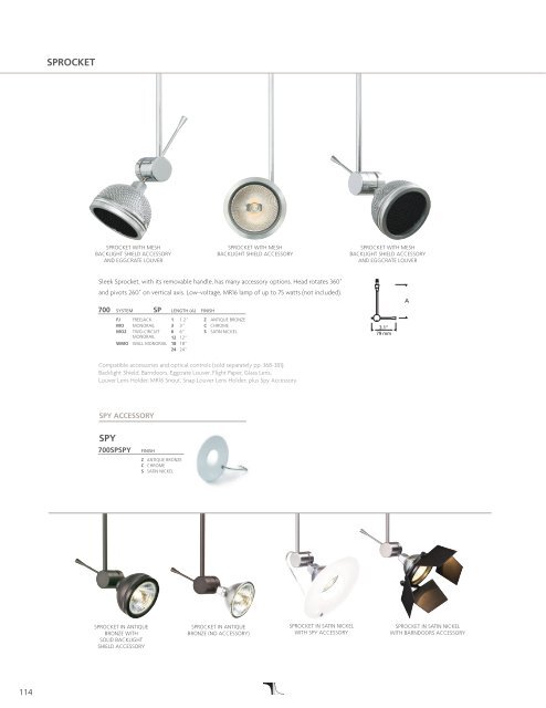 LOW-VOLTAGE HEADS - Tech Lighting