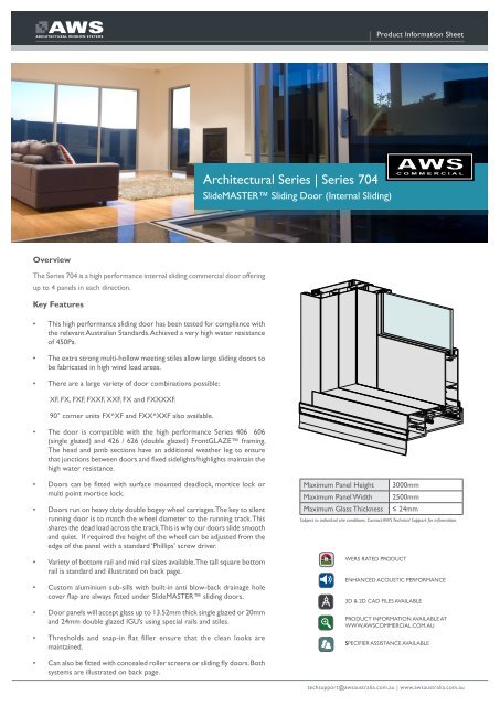 Slidemaster Aluminium Sliding Door Monaro Windows