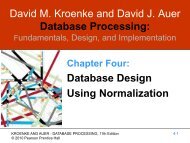 David M. Kroenke and David J. Auer Database Processing ...