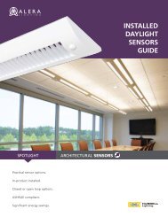 AL1072 â Installed Daylight Sensors Guide - Alera Lighting