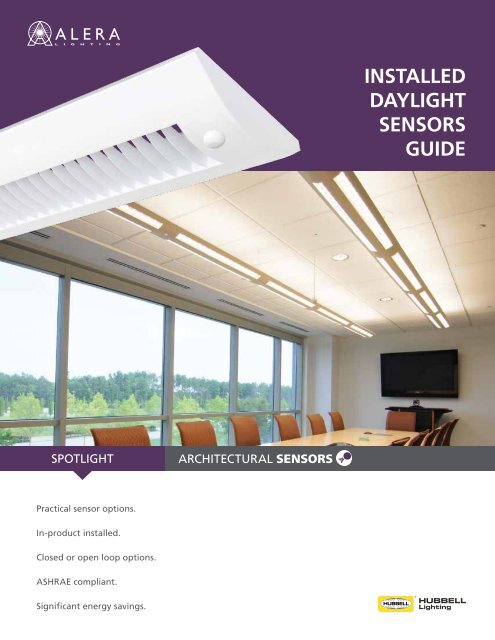 AL1072 â Installed Daylight Sensors Guide - Alera Lighting