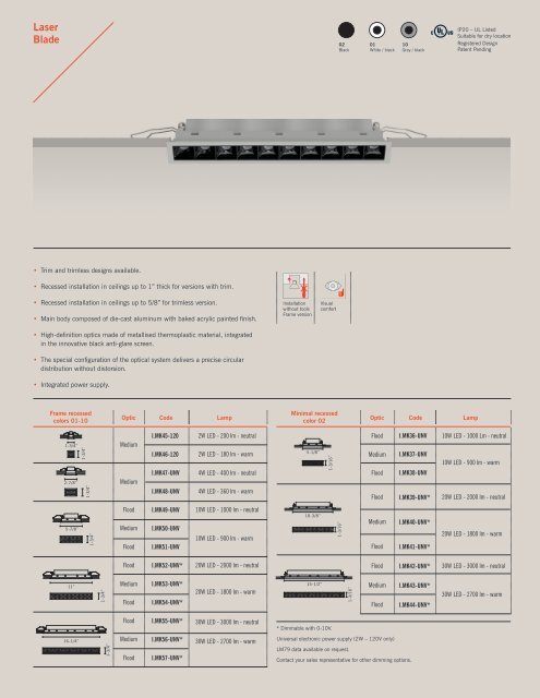 Download the Catalog Chapter - iGuzzini