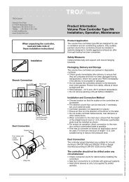 Product Information Lift Shaft Ventilation Trox Hesco Schweiz Ag