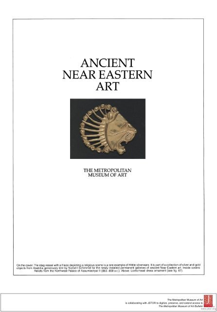 Ancient Near Eastern Art: The Metropolitan Museum of Art Bulletin, v ...