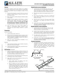 extruded aluminum operable louvers installation instructions