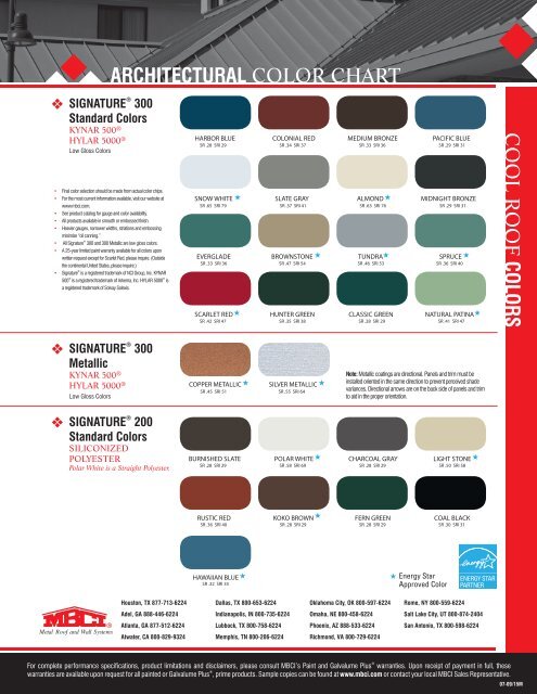 Mbci Color Chart