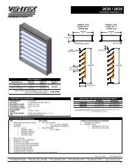 Modele 2630/2635 Drainable - Ventex Inc.