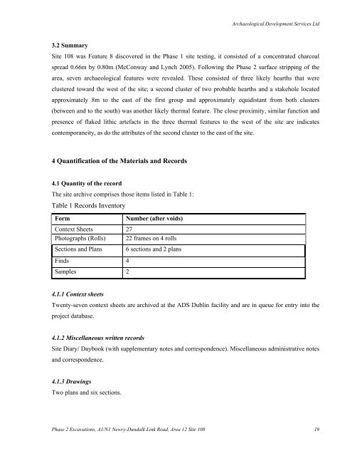 Aghnaskeagh 1 Interim Report - ASI Louth