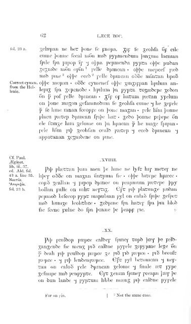 Leechdoms, wortcunning, and starcraft of early England. Being a ...