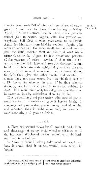 Leechdoms, wortcunning, and starcraft of early England. Being a ...