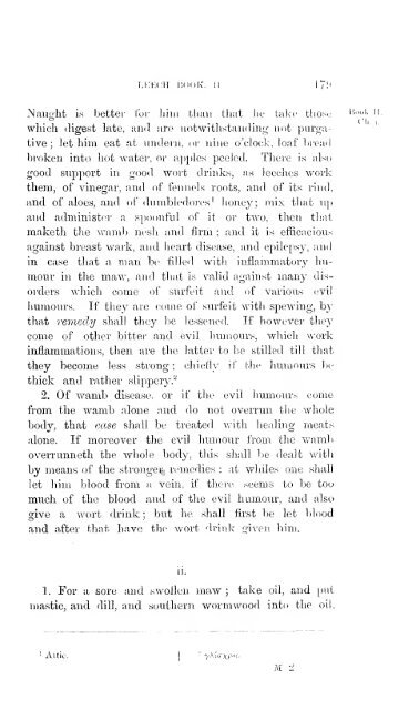 Leechdoms, wortcunning, and starcraft of early England. Being a ...