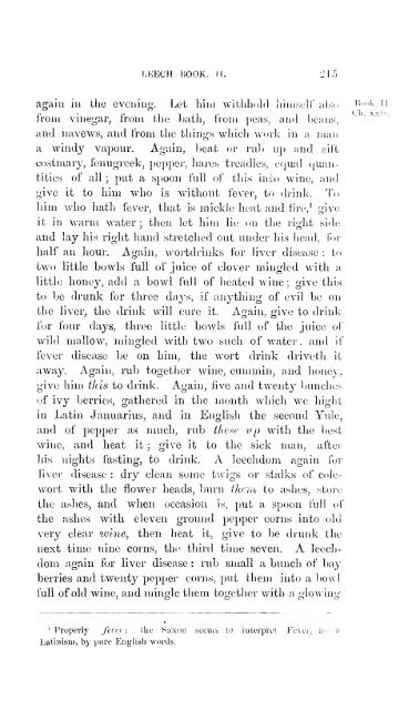 Leechdoms, wortcunning, and starcraft of early England. Being a ...