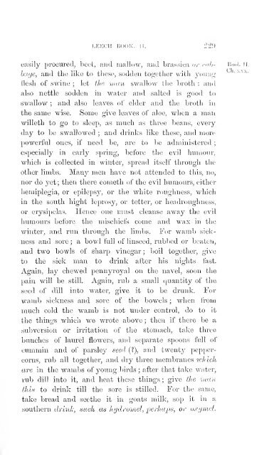 Leechdoms, wortcunning, and starcraft of early England. Being a ...