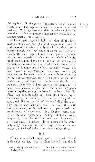 Leechdoms, wortcunning, and starcraft of early England. Being a ...