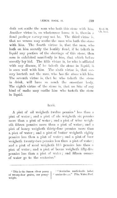 Leechdoms, wortcunning, and starcraft of early England. Being a ...