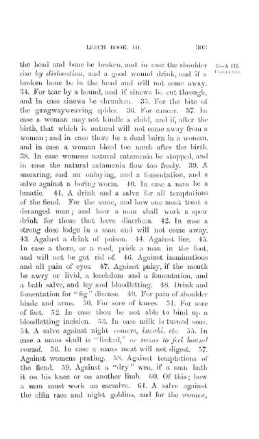 Leechdoms, wortcunning, and starcraft of early England. Being a ...