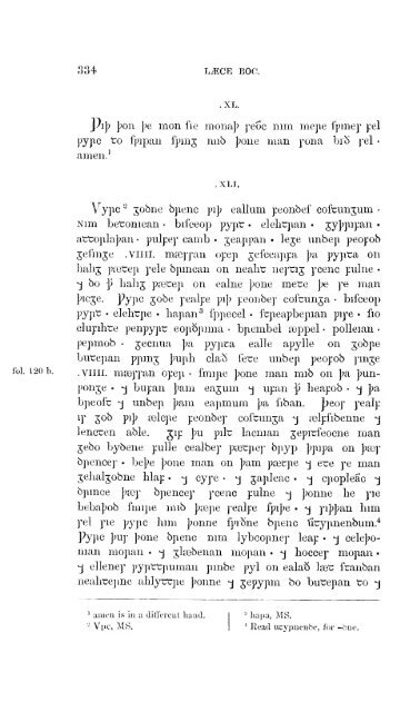 Leechdoms, wortcunning, and starcraft of early England. Being a ...