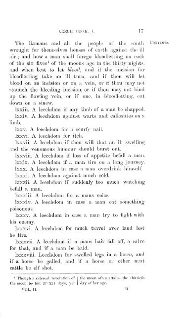 Leechdoms, wortcunning, and starcraft of early England. Being a ...