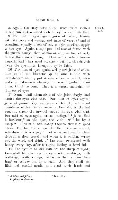 Leechdoms, wortcunning, and starcraft of early England. Being a ...