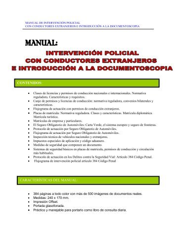 Carta presentacion Manual - PolicÃ­a Canaria