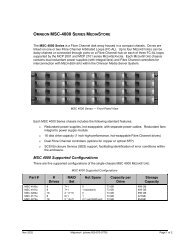 OMNEON MSC-4000 SERIES MEDIASTORE - Majortech