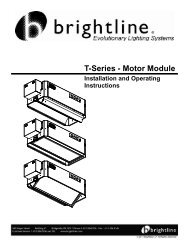 T-Series Motor Module Instruction Manual (.pdf) - Brightline