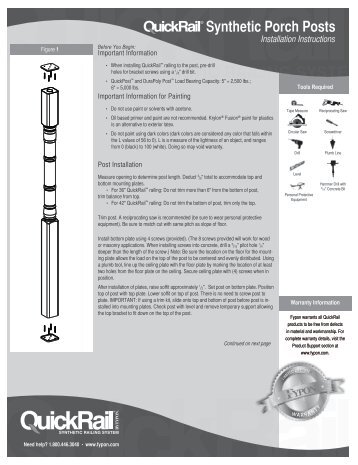 QuickPost and Durapoly Posts