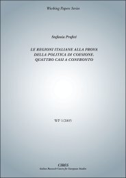 cires wp 1/2005 - UniversitÃ  degli Studi di Firenze