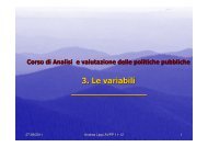 3. Le variabili - CIRES