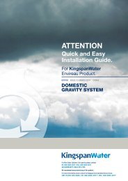 to download the Rainwater Harvesting System ... - Kingspan Water