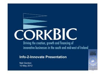 Neil Gordon, CORKBIC - Enterprise Europe Ireland