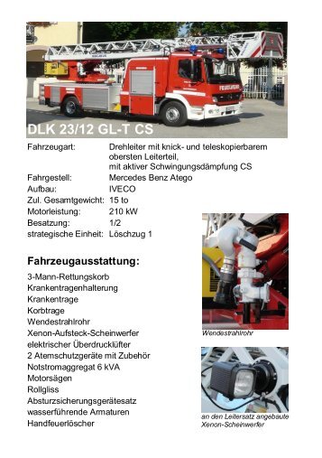 DLK 23/12 GL-T CS - Feuerwehr Weissenhorn