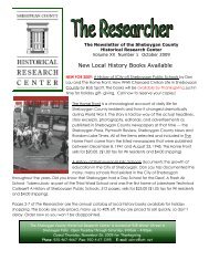 New Local History Books Available - Sheboygan County Historical ...