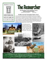 June 2012 - Sheboygan County Historical Research Center