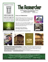 October 2012 - Sheboygan County Historical Research Center