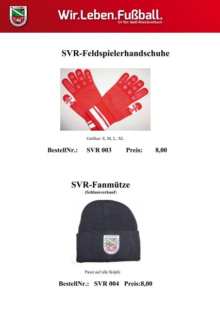 SVR FAN-KATALOG