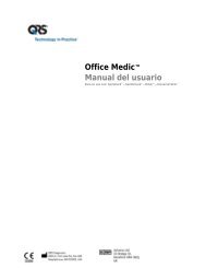 Office Medicâ¢ Manual del usuario - QRS Diagnostic