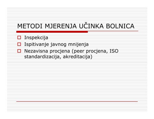 SISTEM KVALITETA S S U ZDRAVSTVU F BiH - Fondacija fami