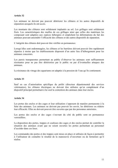 ArrÃªtÃ© du 25 mars 2004 fixant les rÃ¨gles gÃ©nÃ©rales ... - Code Animal