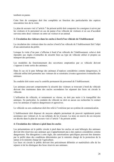 ArrÃªtÃ© du 25 mars 2004 fixant les rÃ¨gles gÃ©nÃ©rales ... - Code Animal