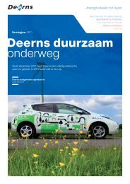 MVO-brochure 2011 Deerns duurzaam onderweg