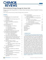 Electrochemical Energy Storage for Green Grid - Energy and ...