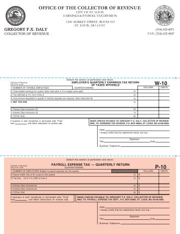 27606 form w 3 earnings tax withholding city of st louis st louis city tax form